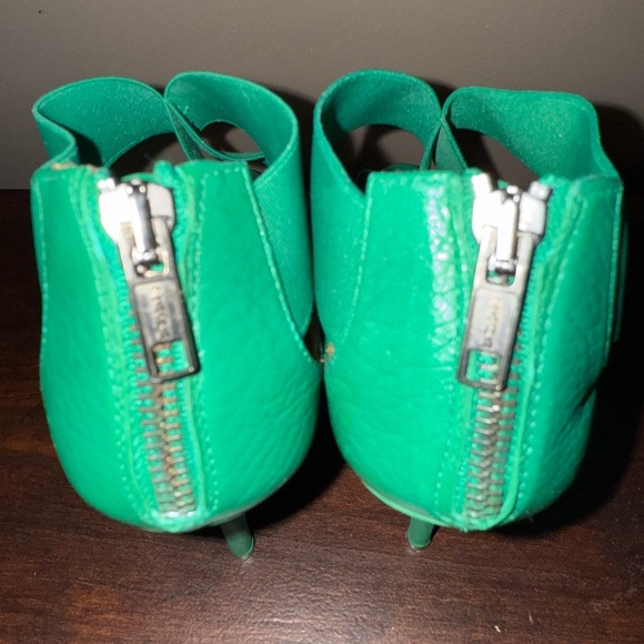 Zara Emerald Green Heeled Sandals - Picture 4 of 14